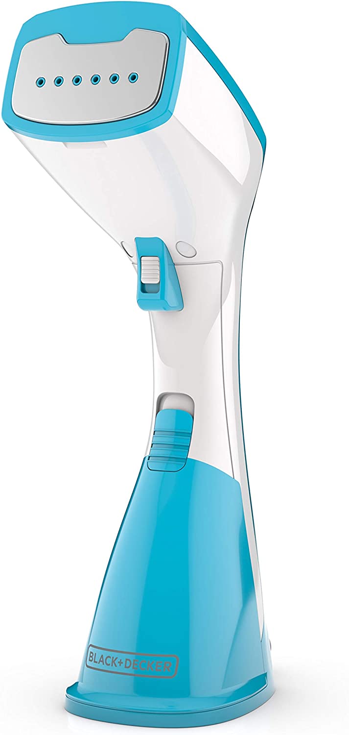 BLACK+DECKER  Teal Handheld Fabric Steamer. Travel Size. Teal