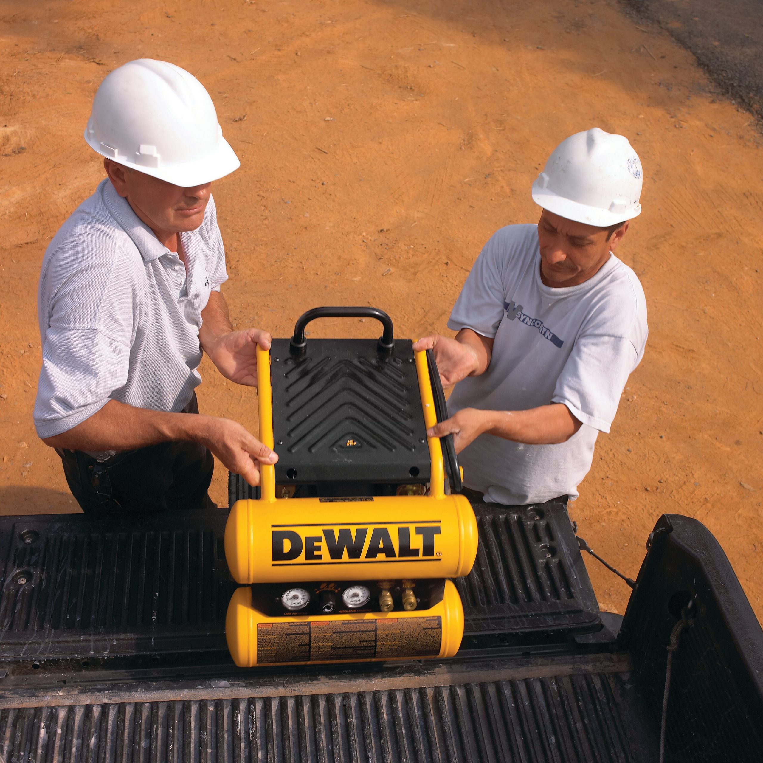 DEWALT D55154 4-Gallons Single Stage Portable Corded Electric Twin Stack Air Compressor