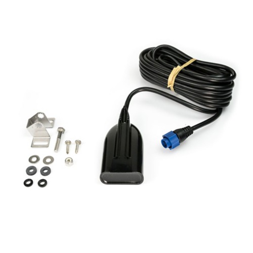 Lowrance Transom/Trolling Motor-mounted. 455 kHz/800 kHz DownScan Transducer