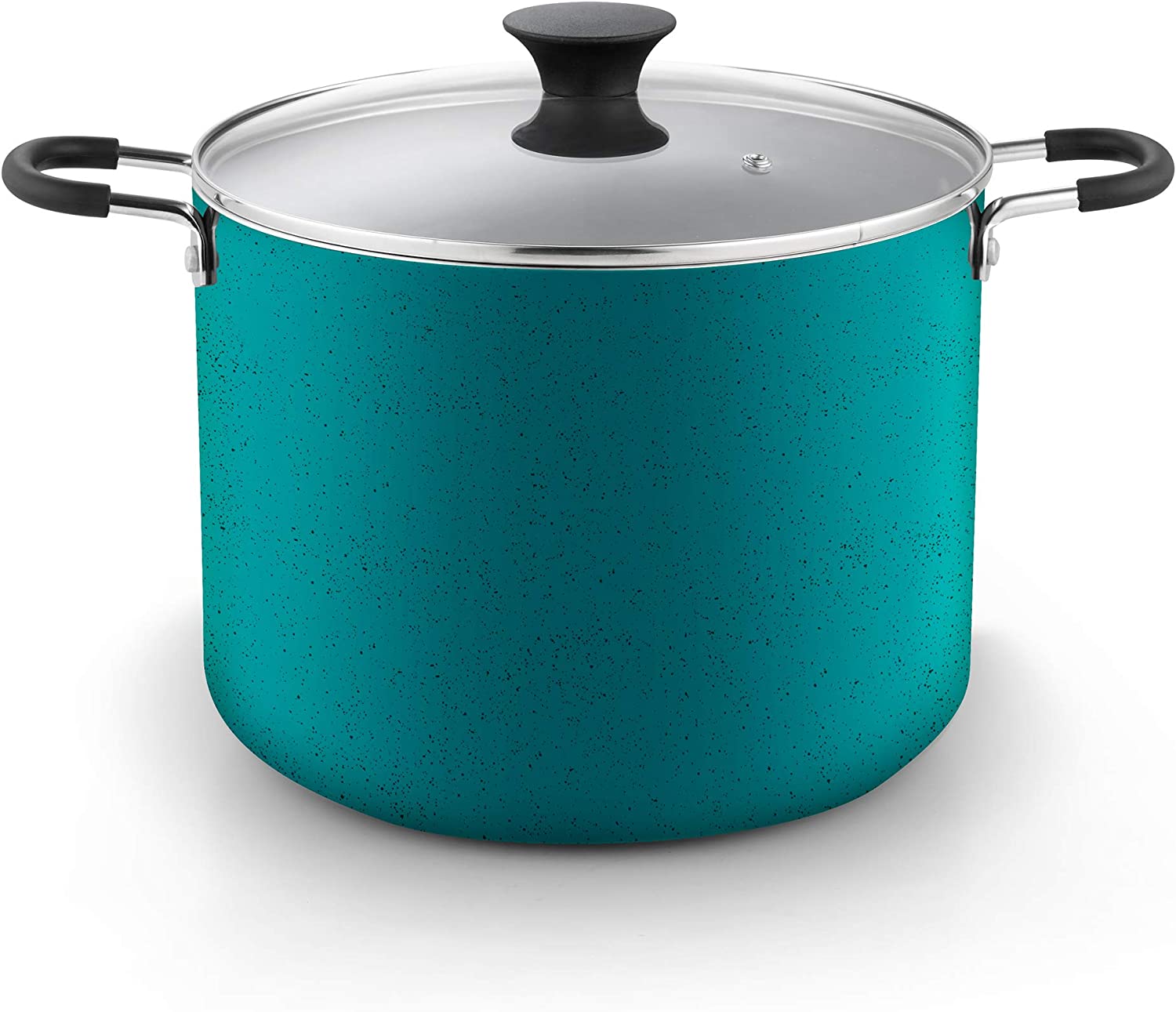 Cook N Home Nonstick Stockpot. 10.5-Qt. Turquoise