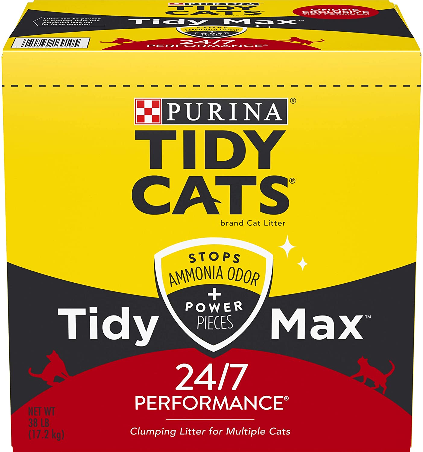 Purina Tidy Cats Clumping Cat -  Tidy Max 24/7 P- 38 lb. Box