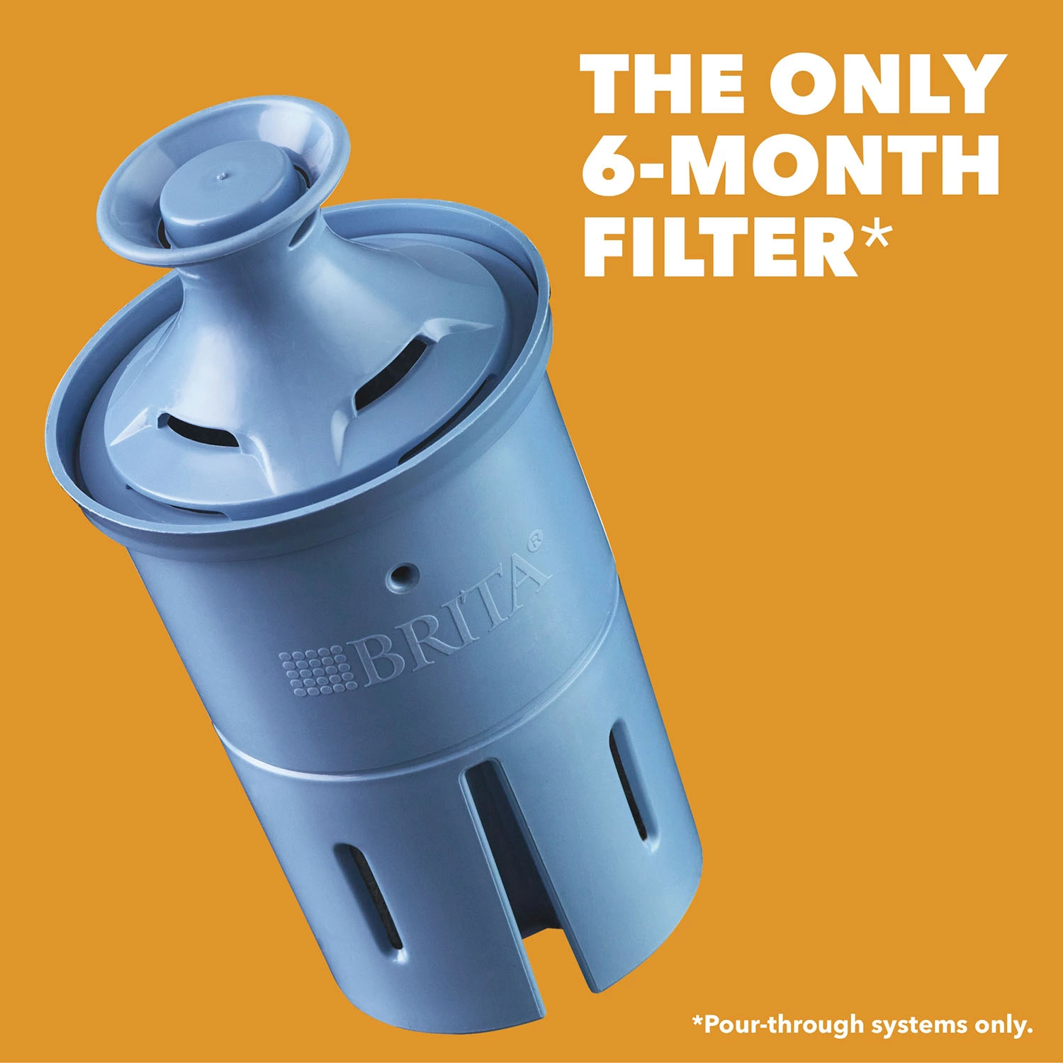 Brita Large 10-Cup Water Filter Pitcher with 2 Longlast+ Filters. Wave (White)