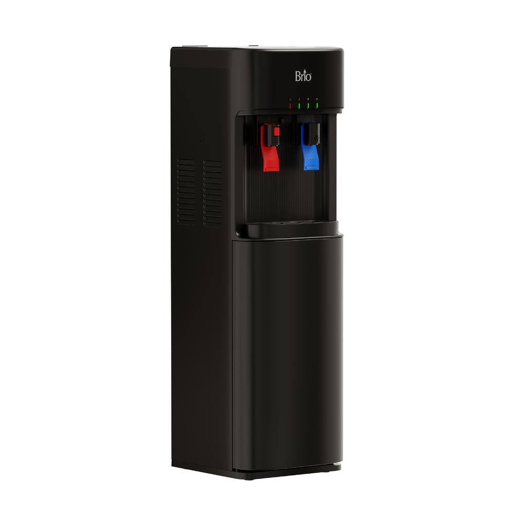 Brio CLPOU320UVF3 300 Series 3-Stage Advanced Water Filter Self Cleaning UV Bottleless POU Water Cooler Water Dispenser