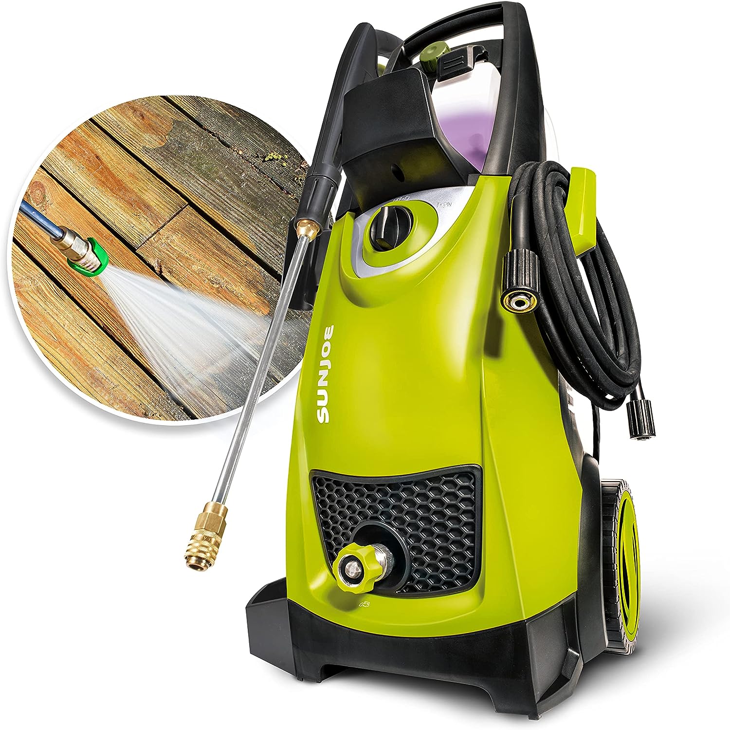 Sun Joe SPX3000 14.5-Amp Electric High Pressure Washer. Cleans Cars/Fences/Patios
