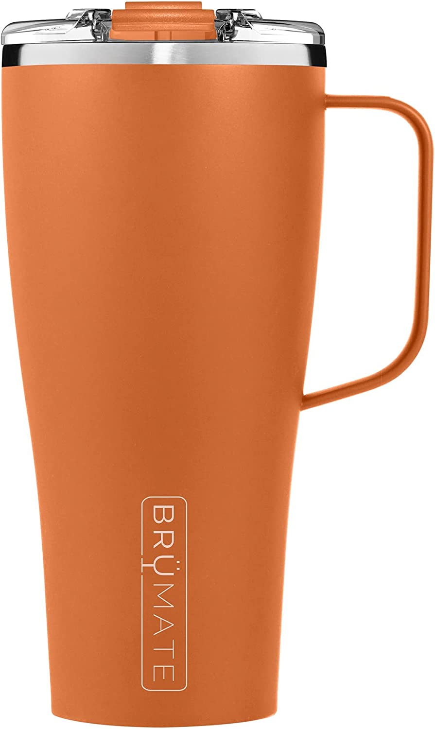 BrüMate Toddy XL - 32oz 100% Leak Proof Insulated Coffee Mug with Handle & Lid - Stainless Steel Coffee Travel Mug - Double Walled Coffee Cup (Matte Clay)
