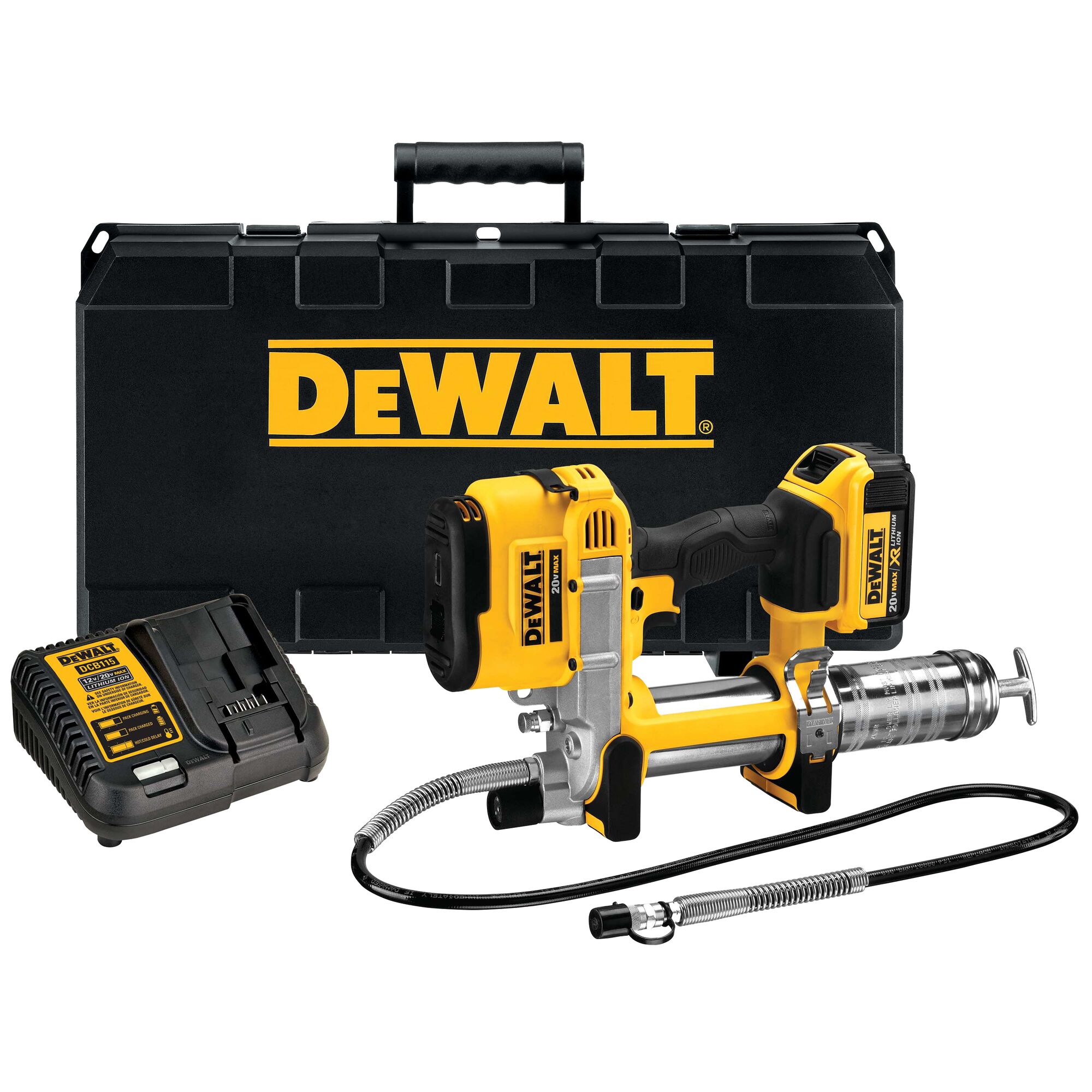 DEWALT 20-volt Max Air Grease Gun Battery Included