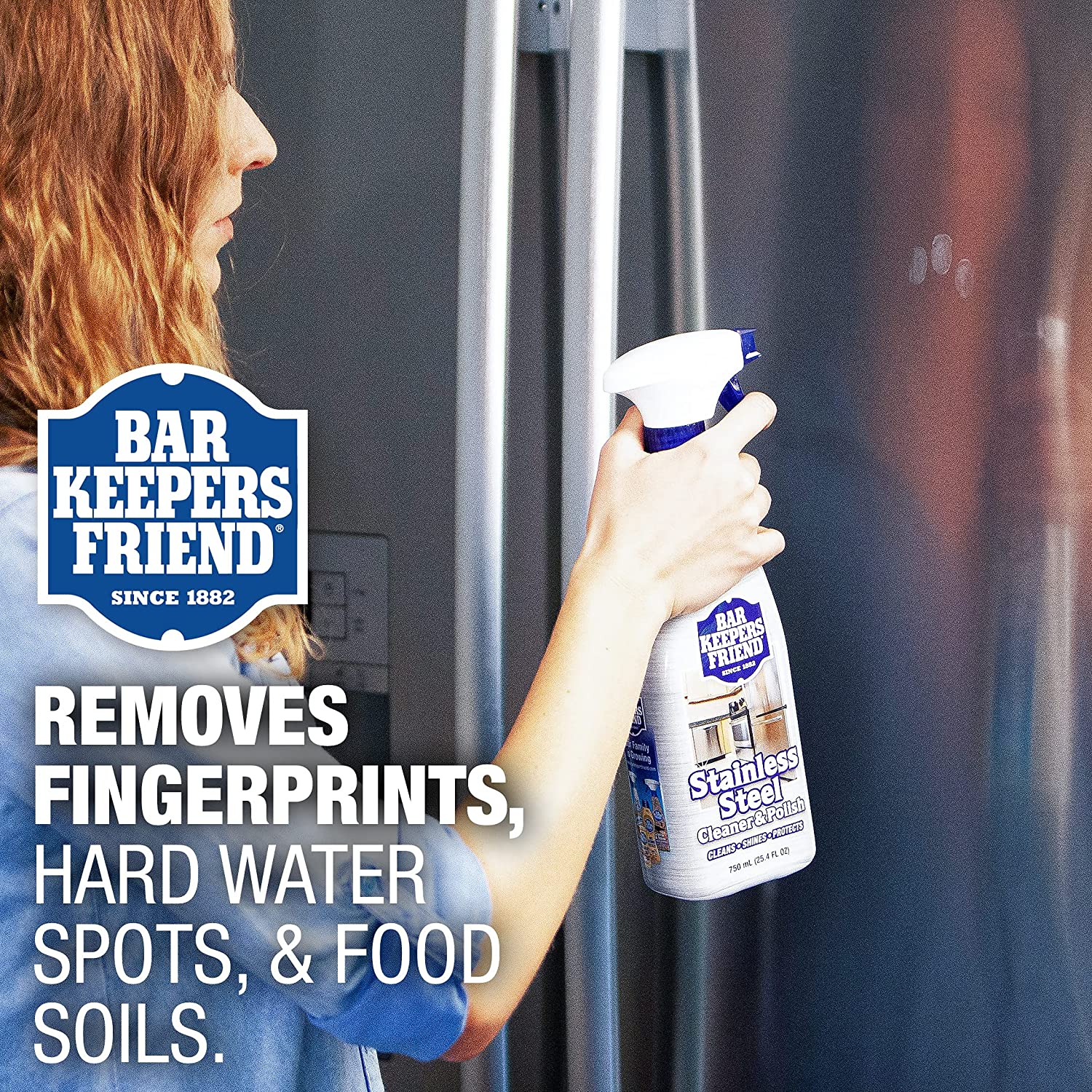 Bar Keepers Friend Stainless Steel Cleaner Trigger 25.4oz