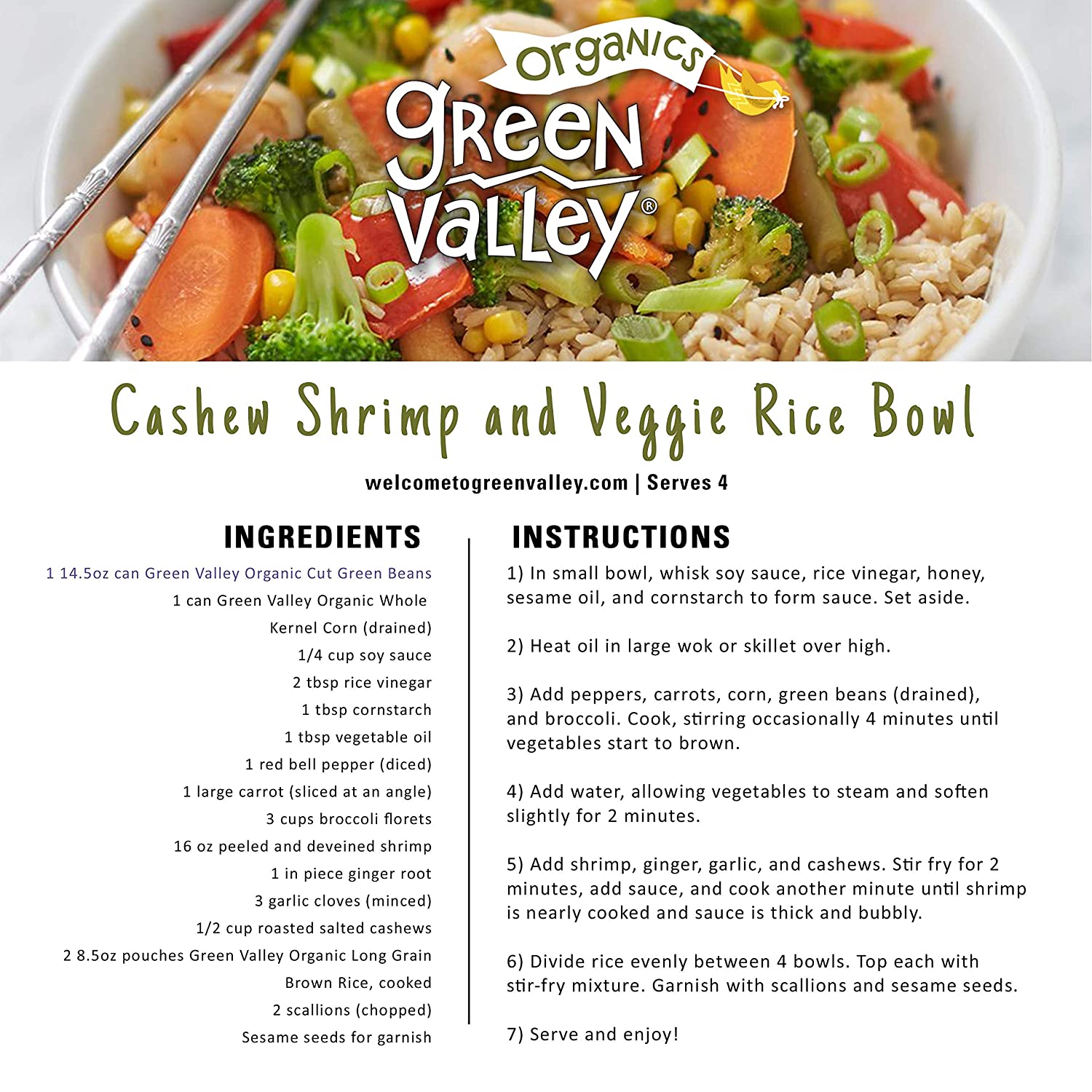 Green Valley Organics Cut Green Beans. 14.5 oz can (Pack of 4)