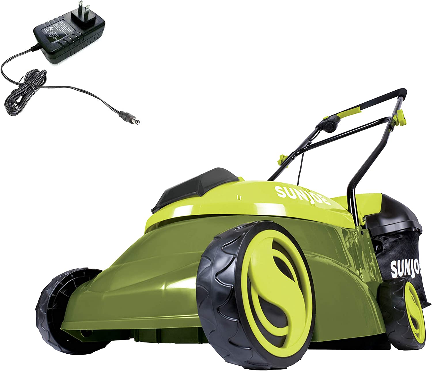 Sun Joe MJ401C 28-volt 14-in Cordless Electric Lawn Mower 4 Ah (Battery & Charger Included)