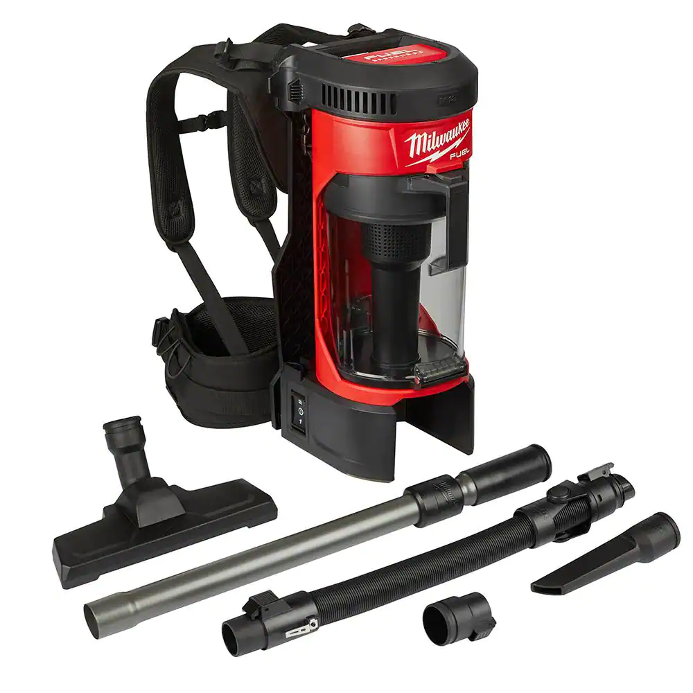 Milwaukee 0885-20 M18 FUEL 18-Volt Lithium-Ion Brushless 1 Gal. Cordless 3-in-1 Backpack Vacuum (Tool-Only)