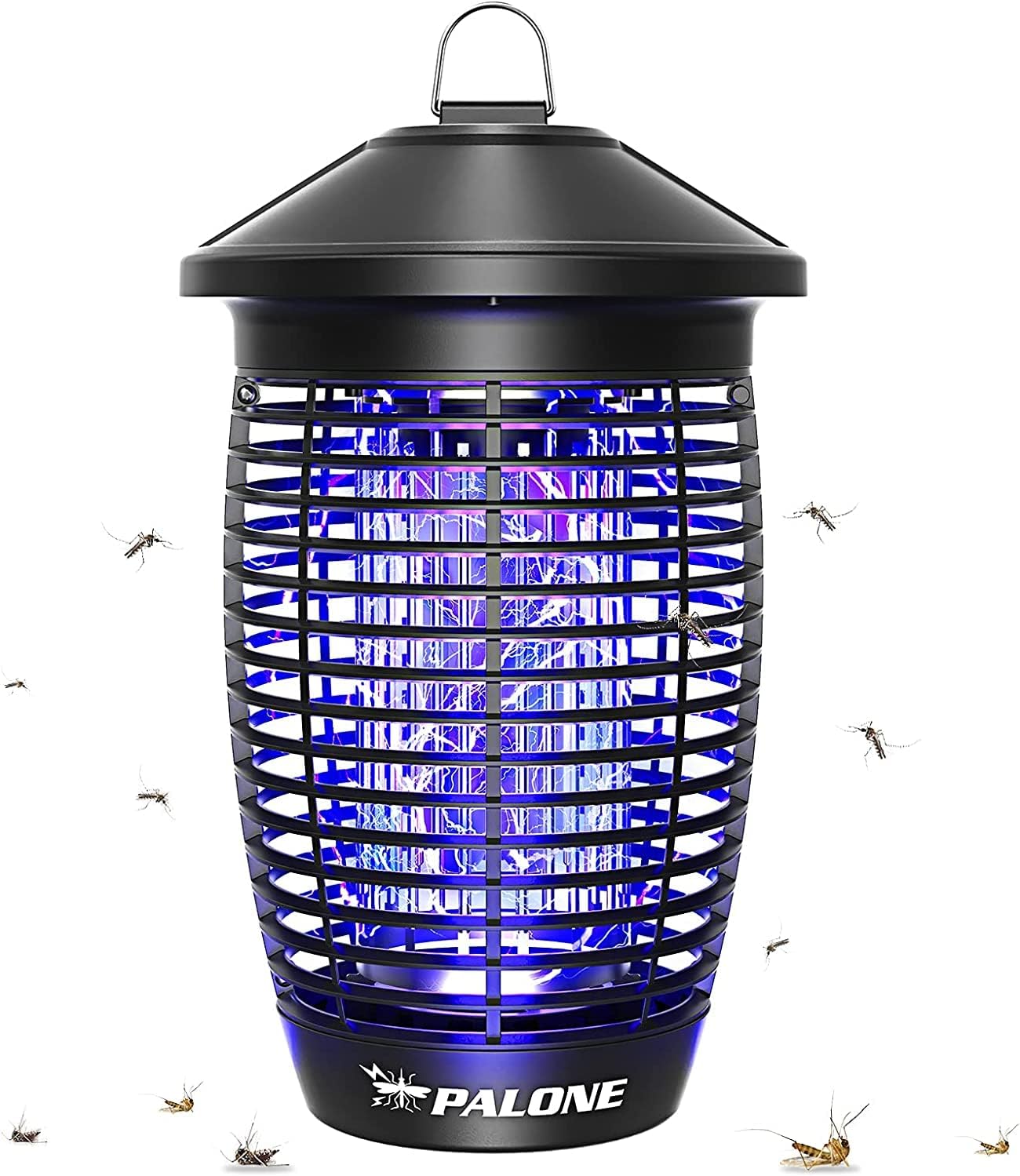 PALONE Electric Bug Zapper for Outdoor/Indoor. 4500V 20W Mosquito Zapper Indoor. Waterproof Mosquitos Killer Outdoor. Fly Zapper for Home Garden Back Yard Patio