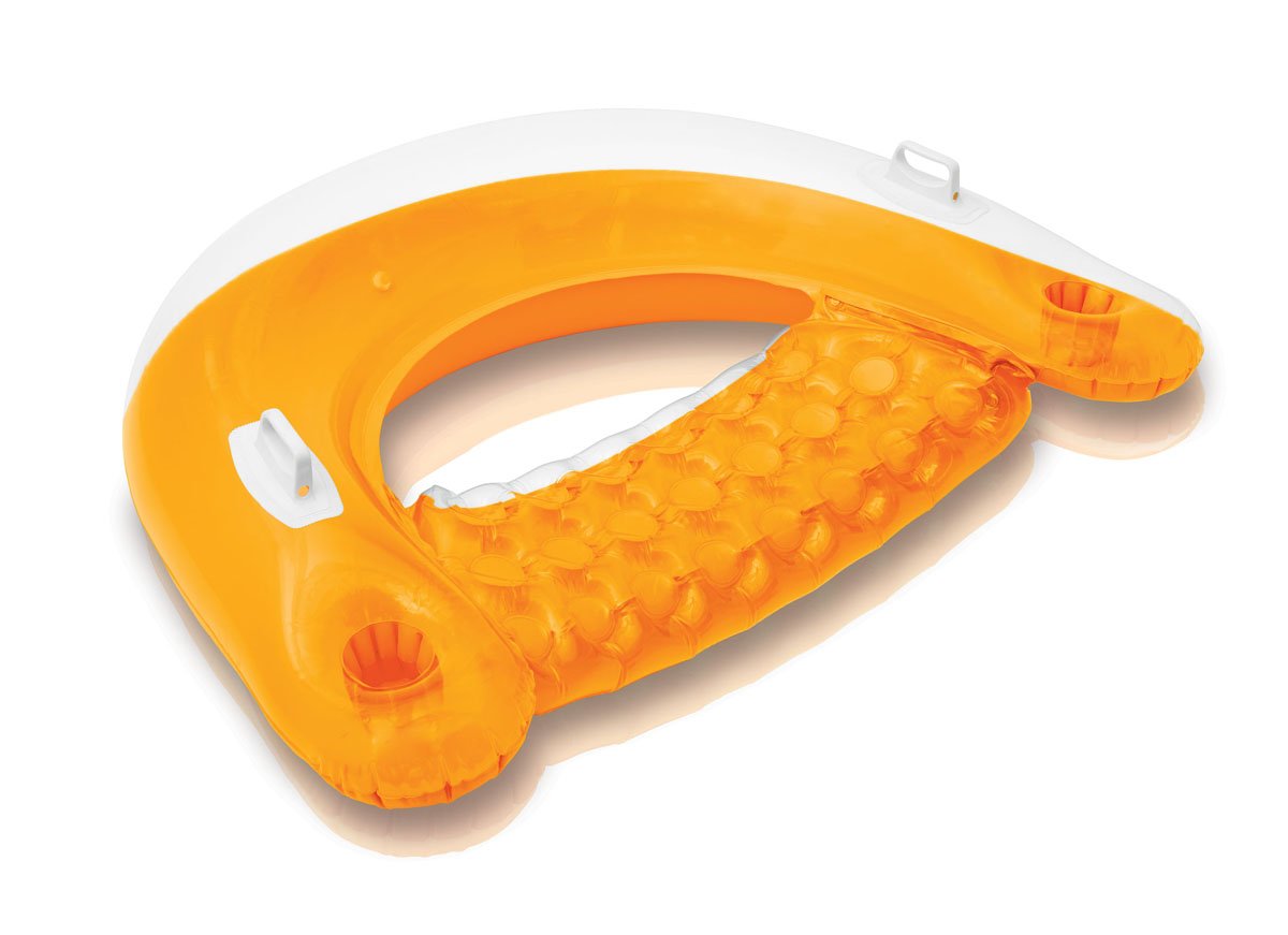 Intex Sit N Float Inflatable Swimming Pool Lounger (Color May Vary) (12 Pack)