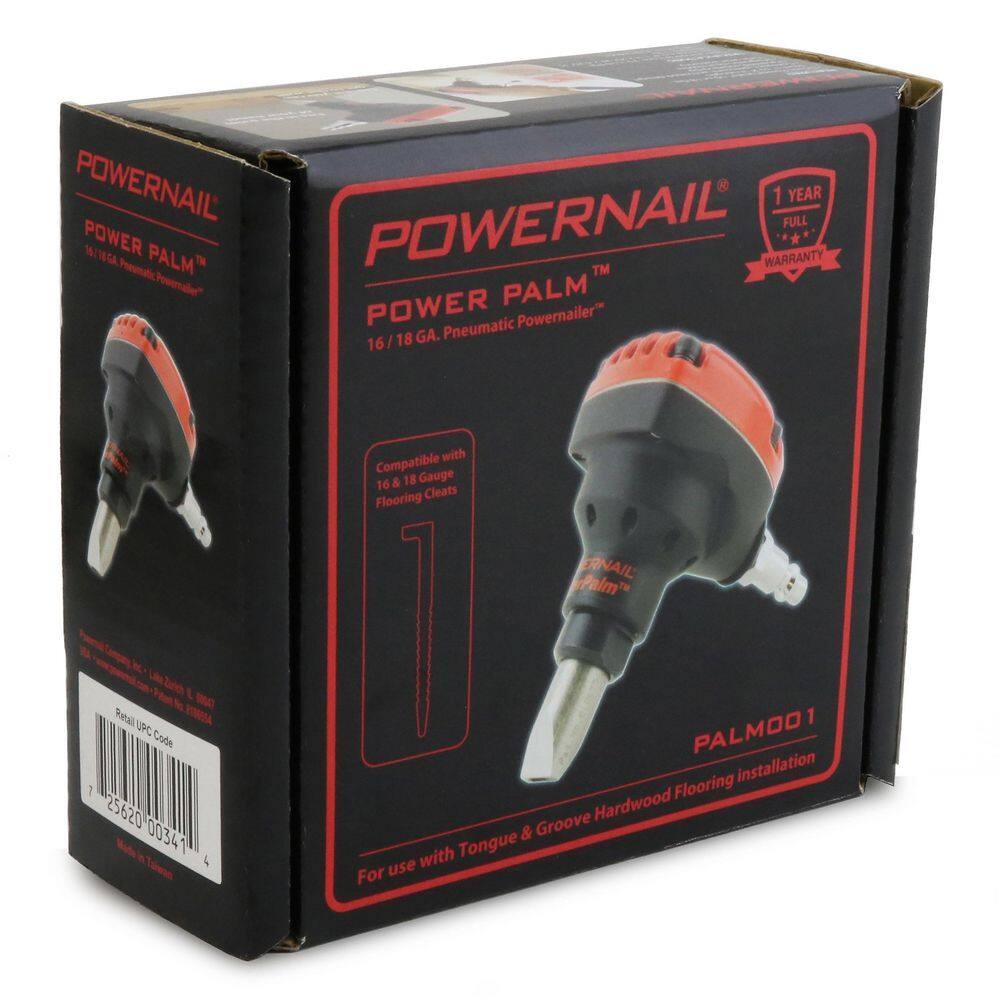 POWERNAIL PowerPalm PowerPalm Pneumatic Hardwood Flooring Cleat Nailer