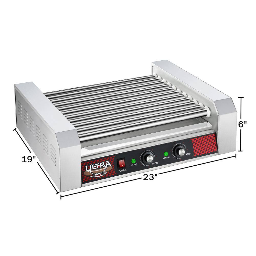 GREAT NORTHERN  Commercial 1650-Watts 30-Hot Dog 11-Roller Grilling Machine