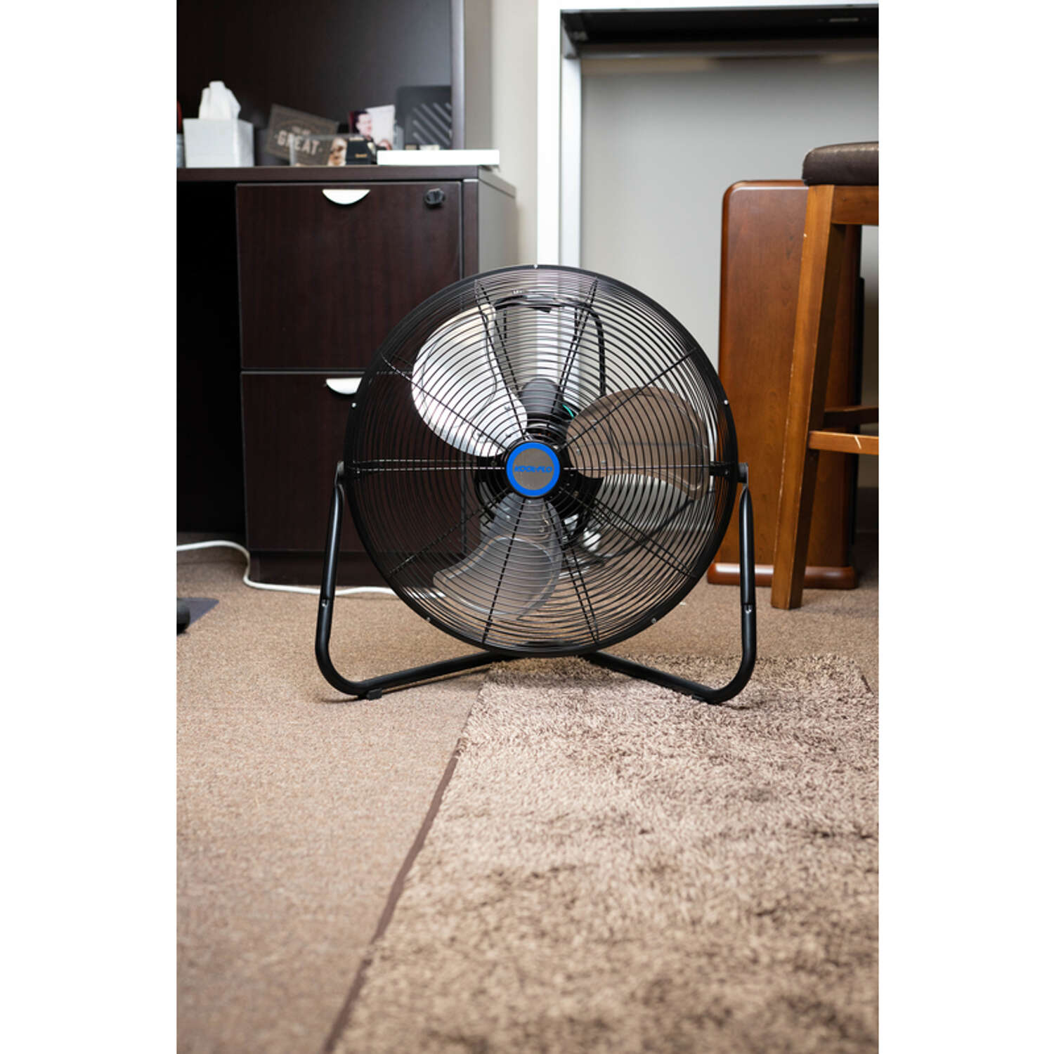 KOOL-FLO 22.2 in. H X 18 in. D 3 speed High Velocity Fan