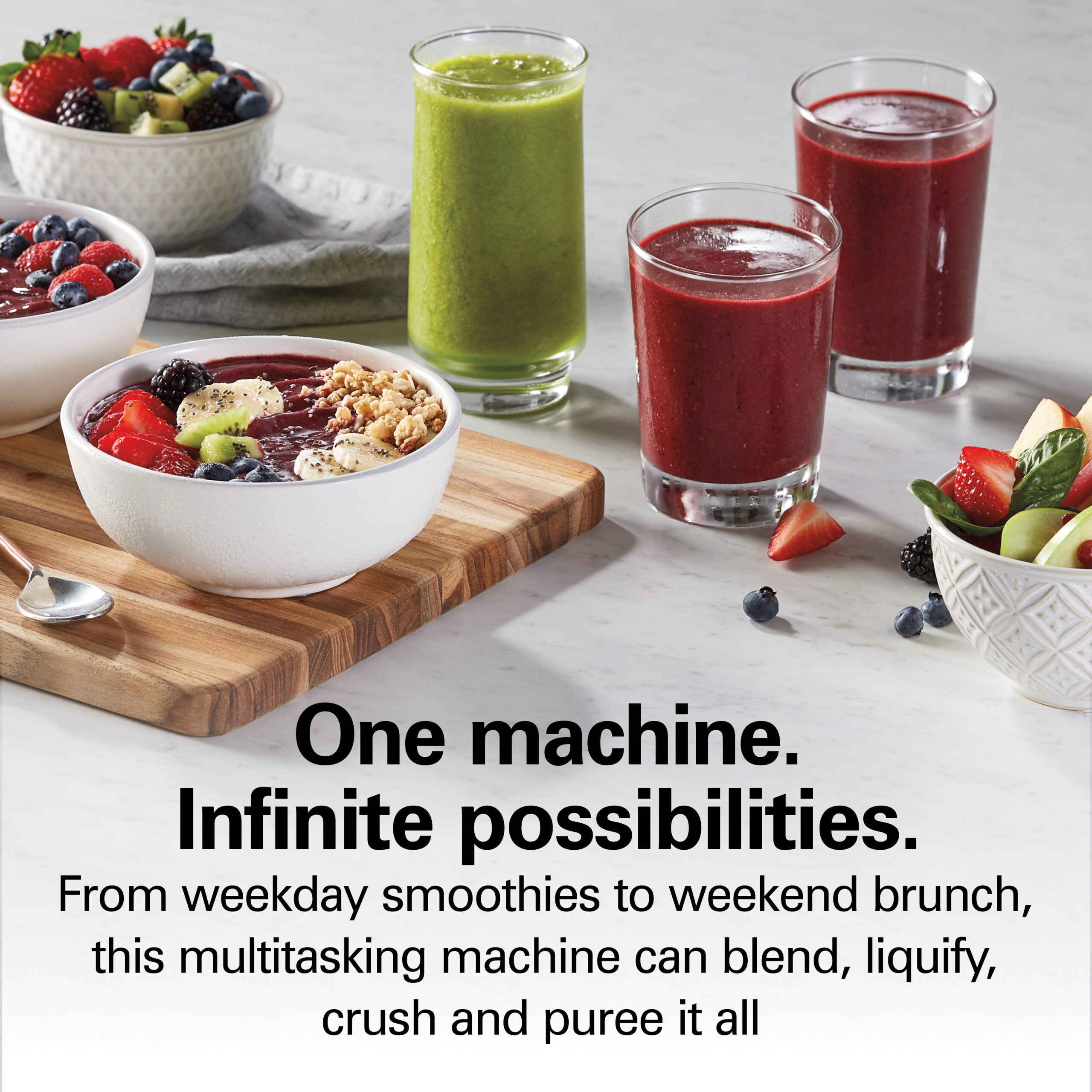 Hamilton Beach PowerMax Professional-Performance Blender for Shakes and Smoothies. Puree and Ice Crush. 48oz BPA-Free Glass Jar. 1680 Watts. Stainless (58600). GREY