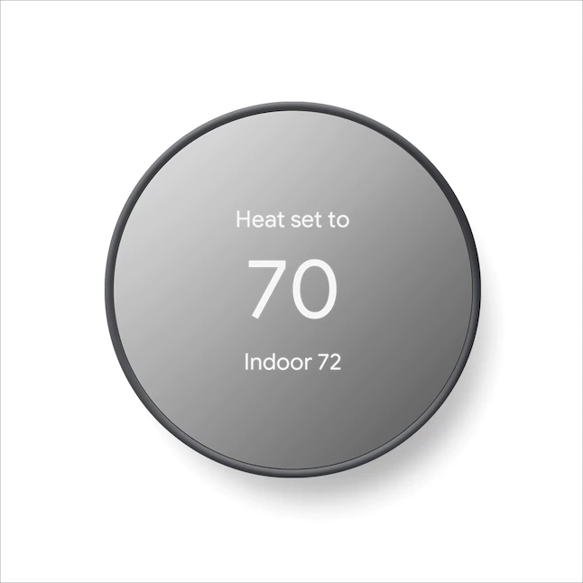 Google  Nest Smart Thermostat for Home in Charcoal