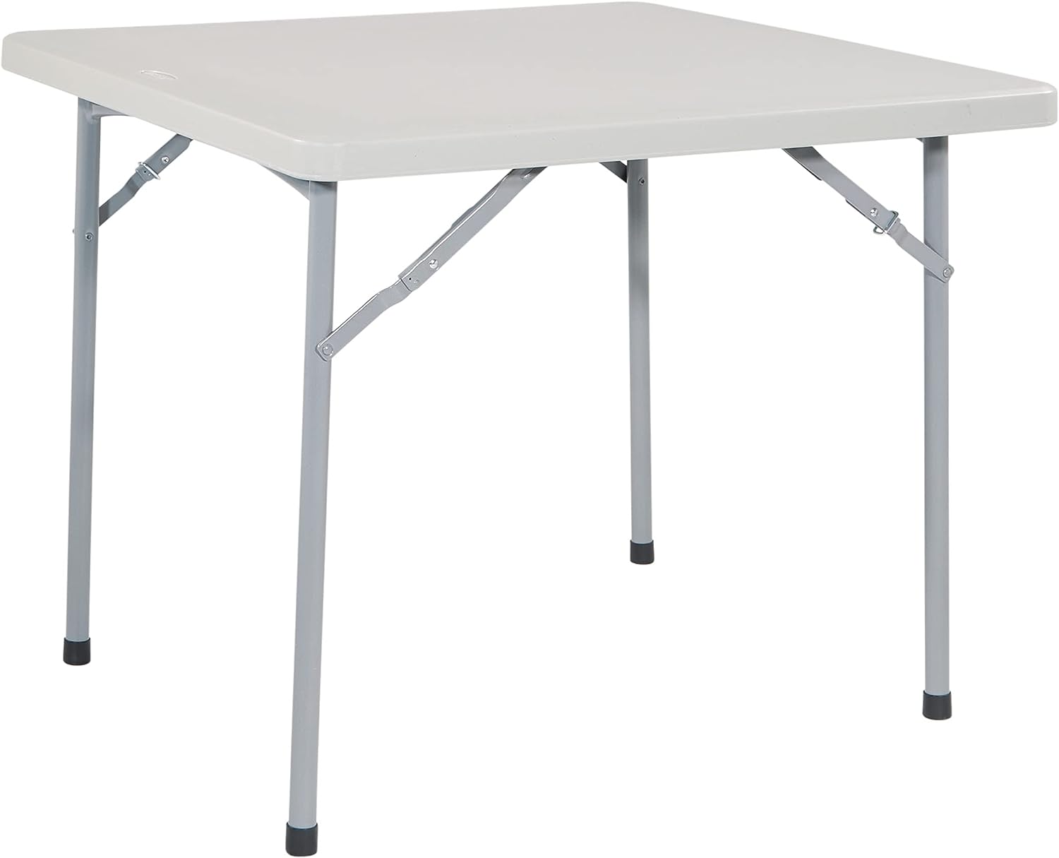Office Star Resin Folding Table for Banquets. Picnics. and Parties. 36 Inch. Square