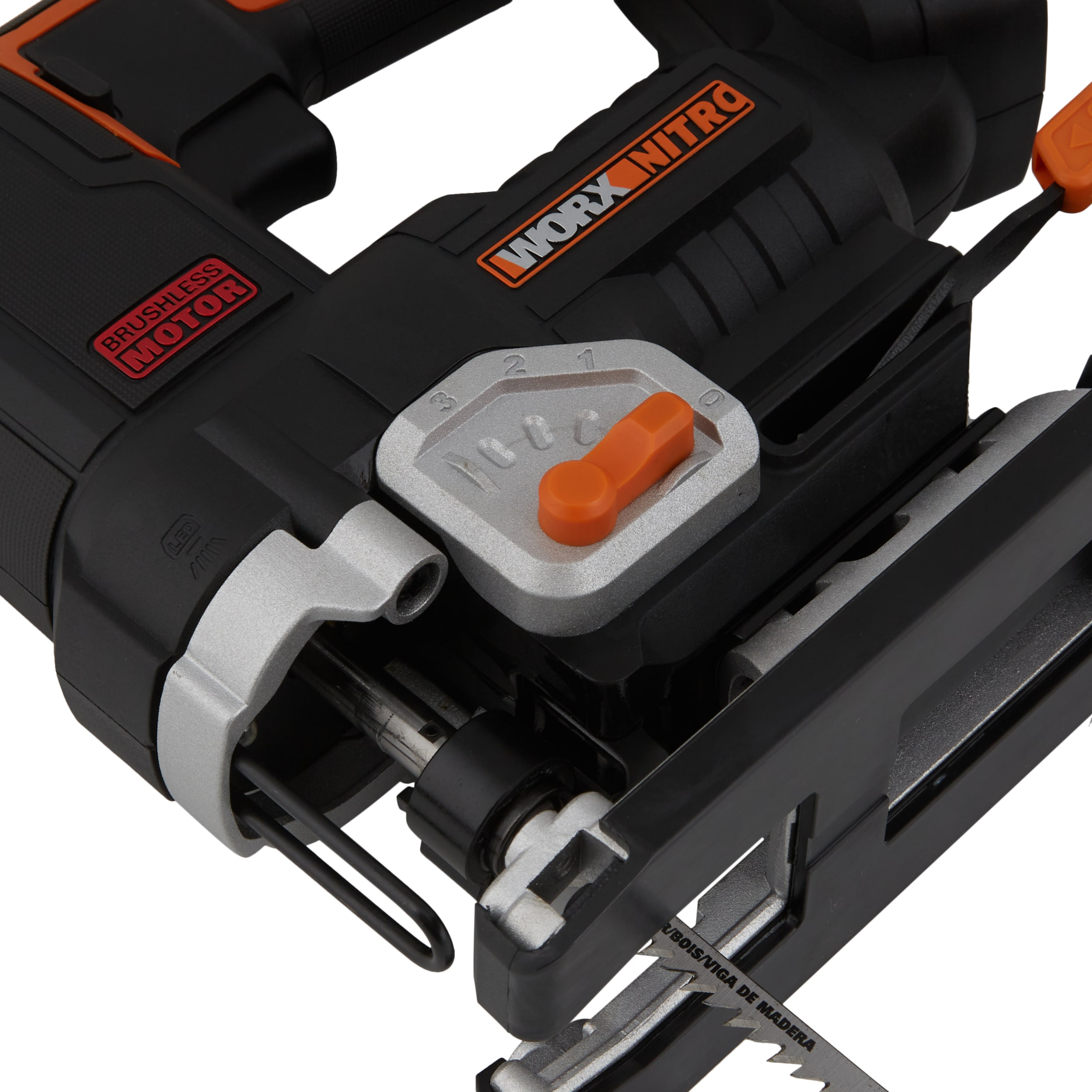 WORX Worx Nitro 20-Volt Brushless Variable Speed Keyless Cordless Jigsaw (Charger Included and Battery Included)