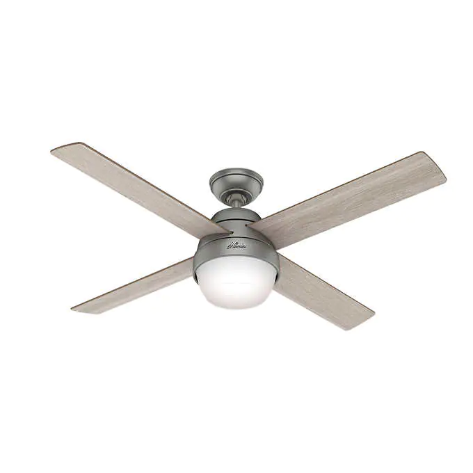 Hunter Marietta Matte Silver LED 52″ Ceiling Fan