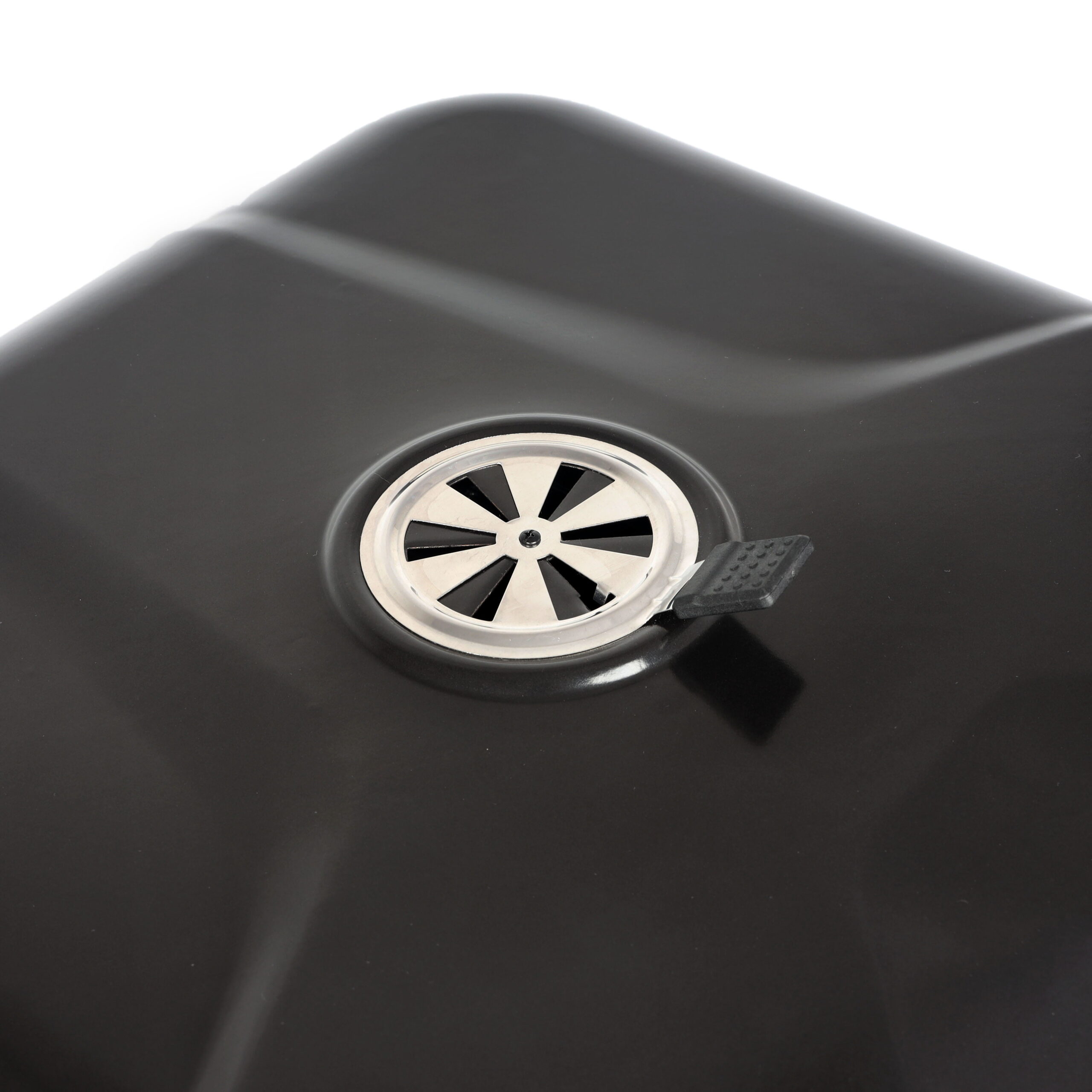 RevoAce 22″ Square Charcoal Grill with Foldable Side Shelf. Black