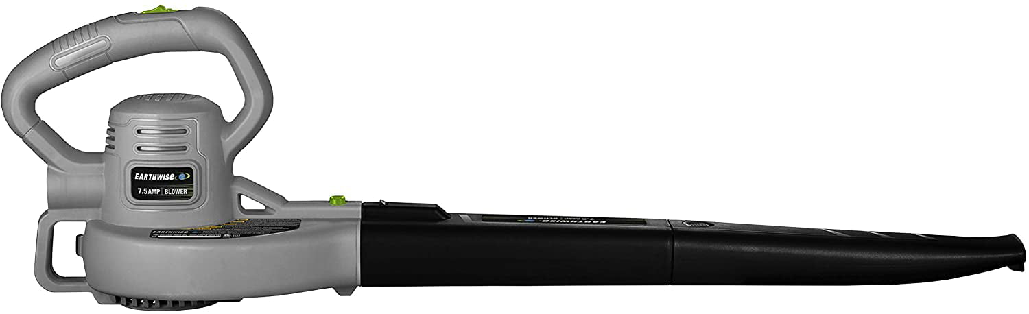 Earthwise BLW20075 7.5-Amp 22-Inch Corded Electric Leaf Blower. Gray
