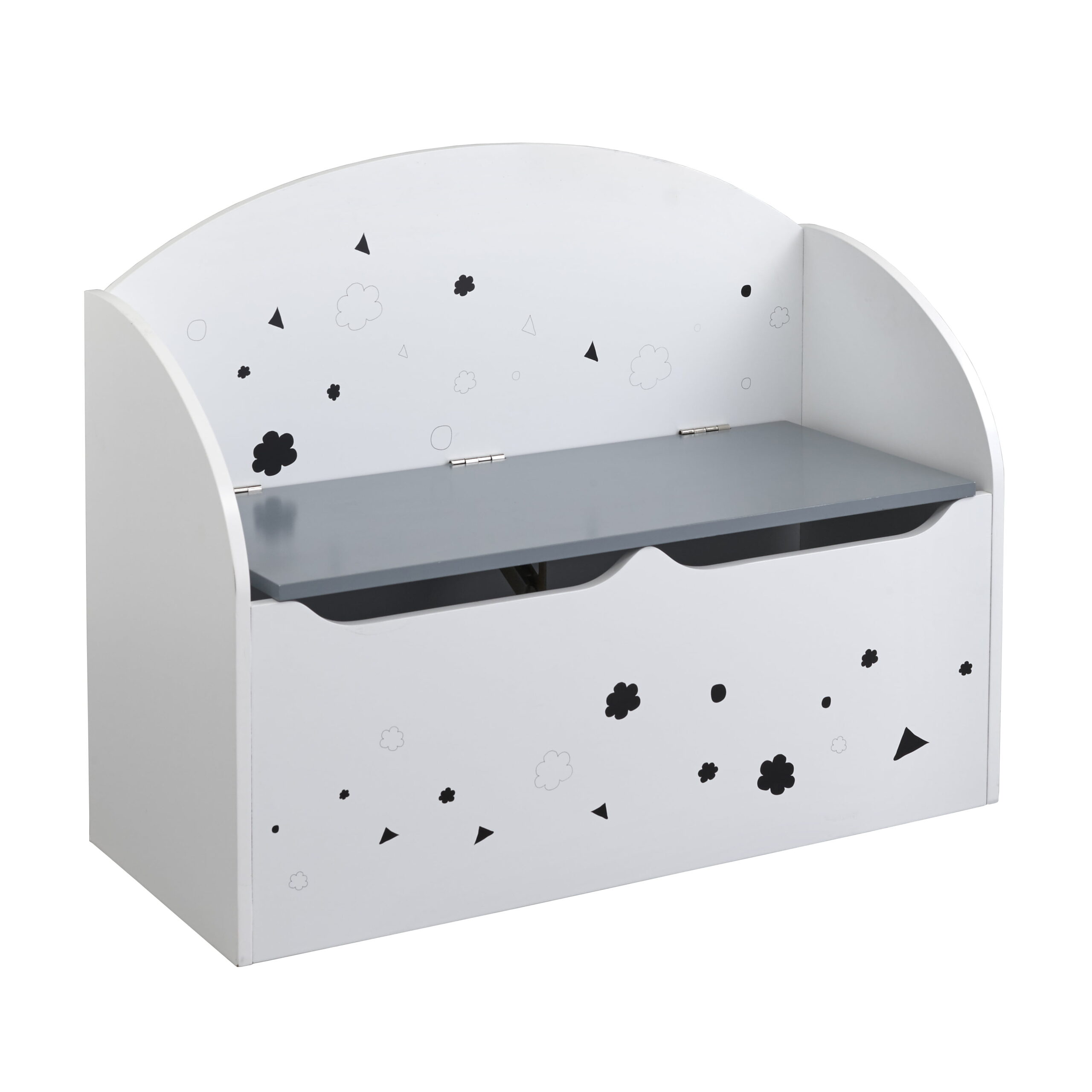 Talori Toy Box - White/Gray