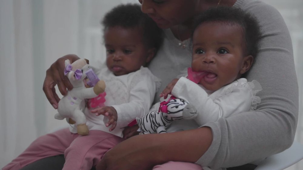 Dr. Brown's Lovey Pacifier and Teether Holder with HappyPaci Silicone Baby Pacifier - Giraffe - 0-6m