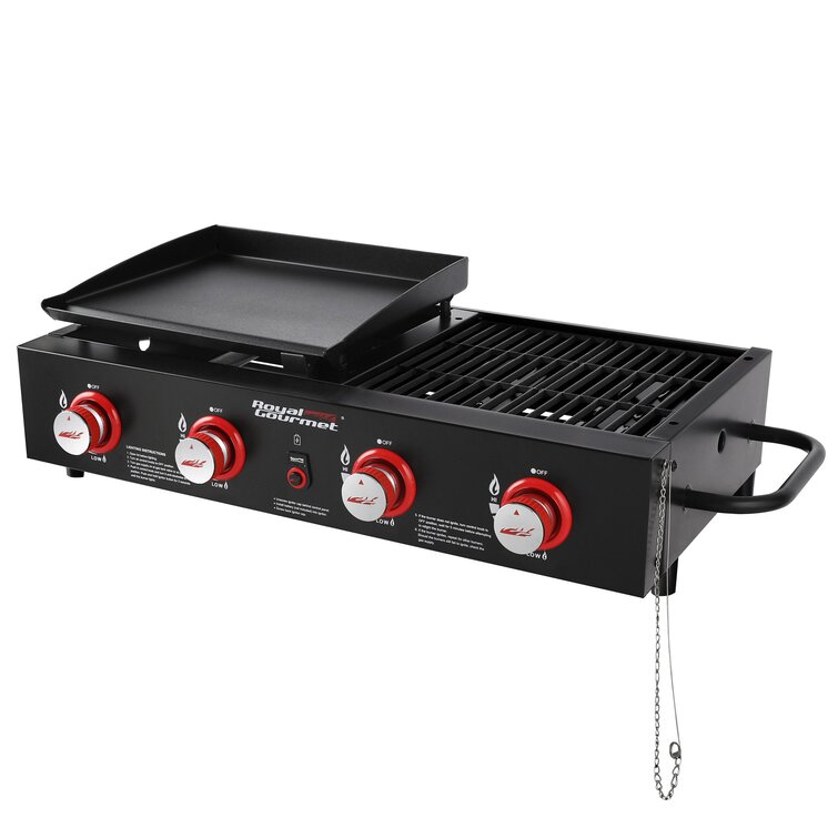 Royal Gourmet 4 - Burner Portable Liquid Propane 40000 BTU Gas Grill