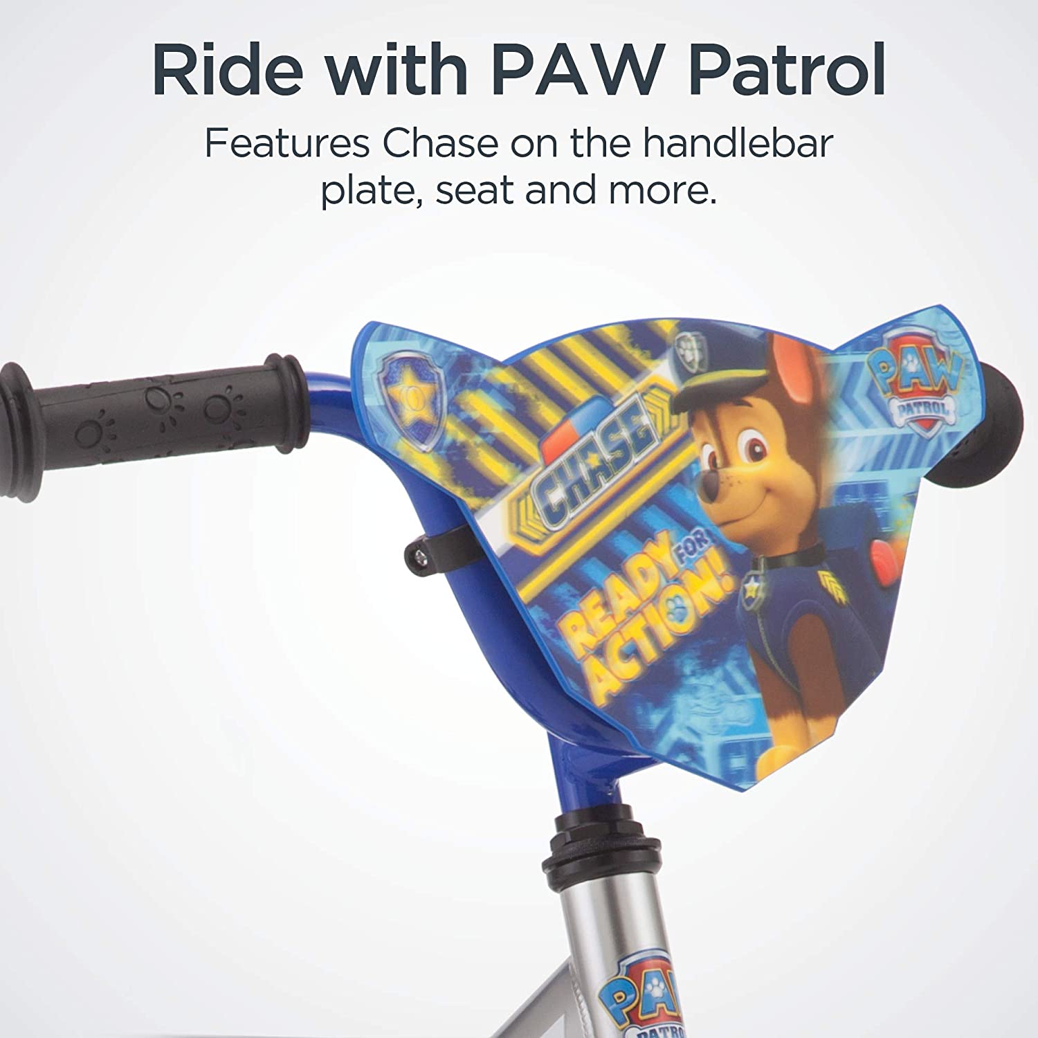 Nickelodeon Paw Patrol Kids Bike. 12 or 16-Inch Wheels. Toddlers to Kids ages 2 Years and Up. Training Wheels Included. Steel Frame. Perfect for Beginners. Silver