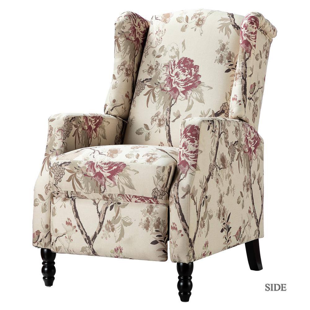 JAYDEN CREATION  Celia Bird Wing Back Manual Recliner