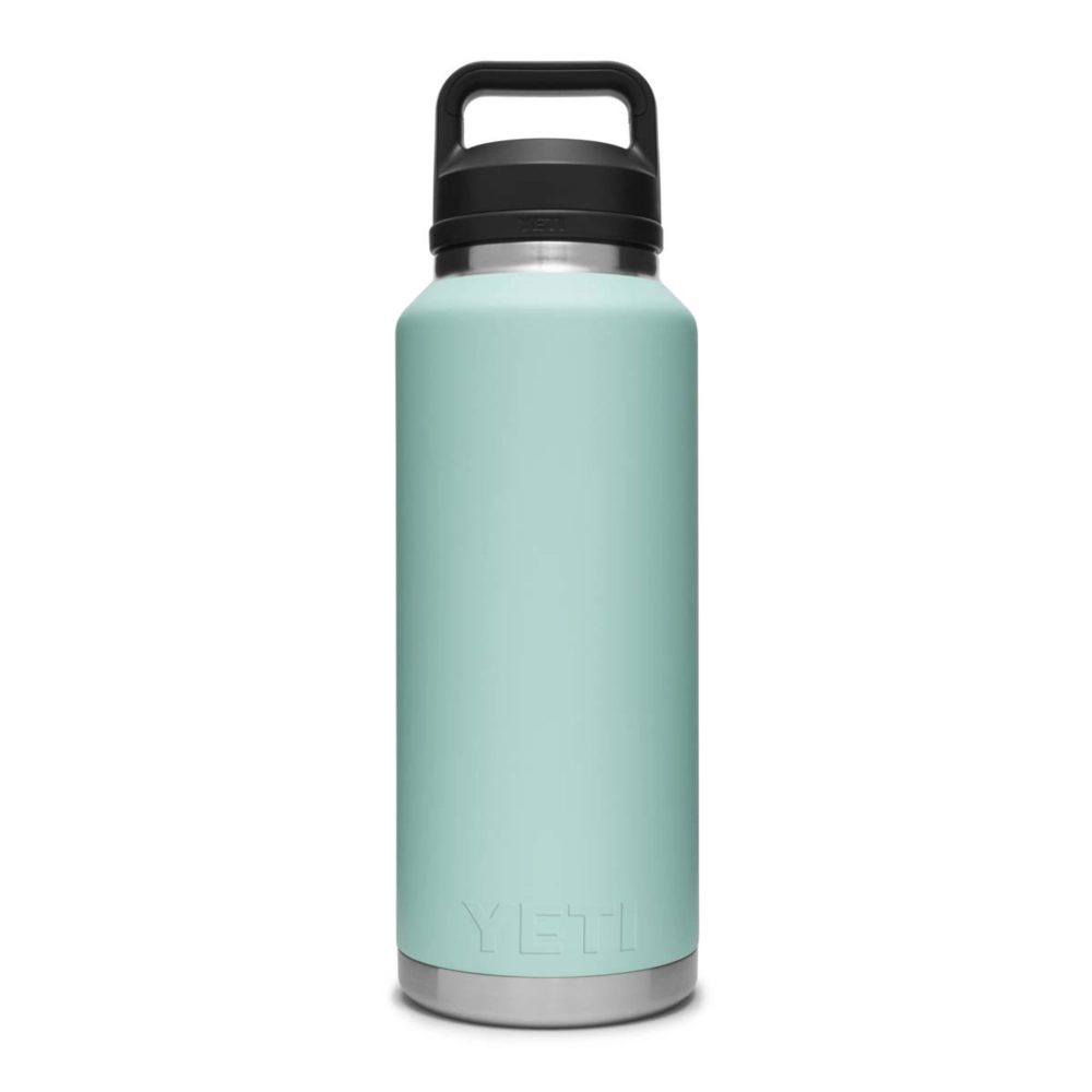 YETI Rambler 46 oz Bottle. Vacuum Insulated. Stainless Steel with Chug Cap. Seafoam