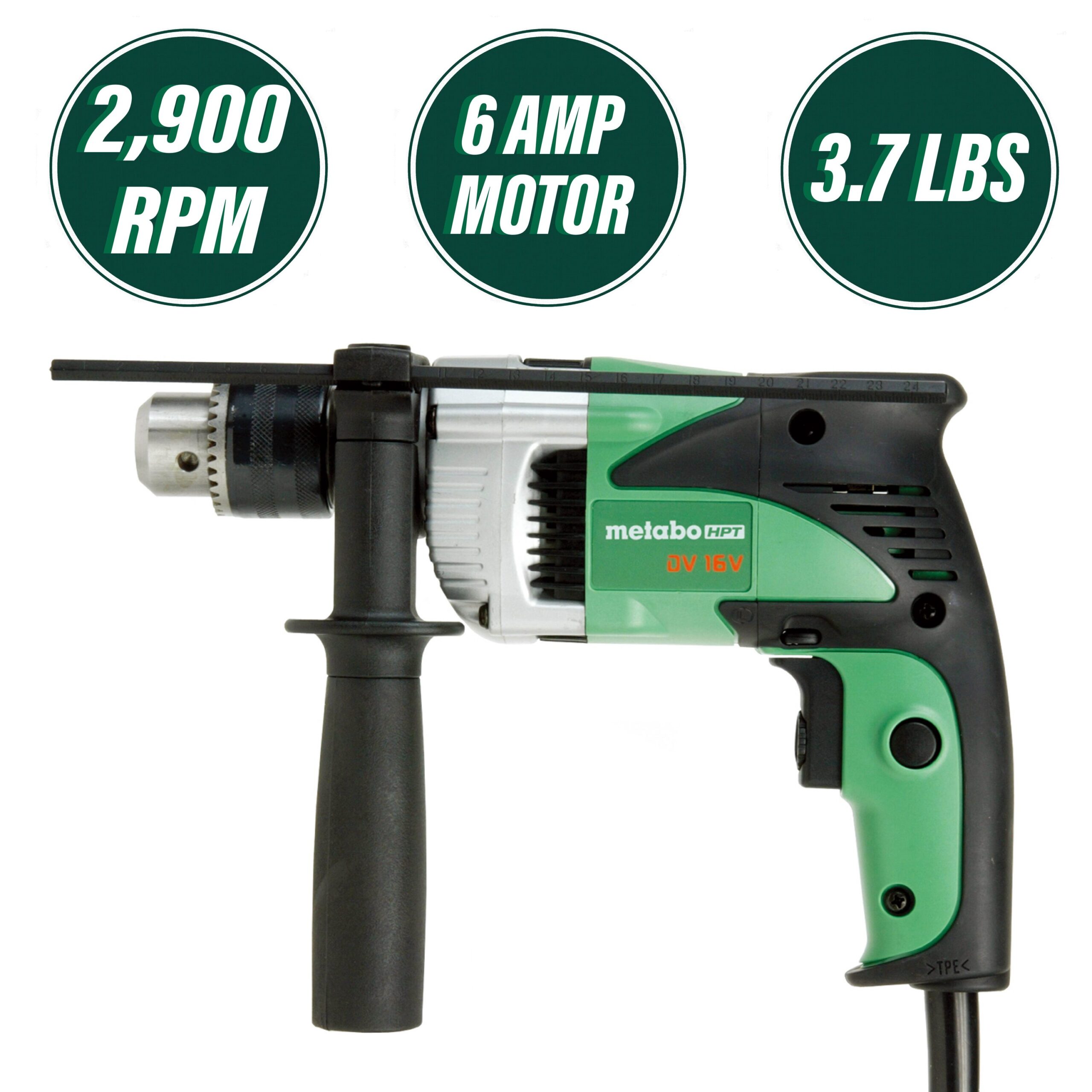 Metabo HPT 1/2-in-Amp Variable Speed Corded Hammer Drill