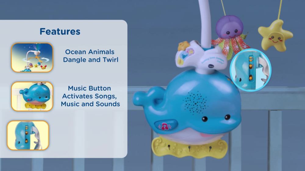 VTech Soothing Ocean Slumbers Mobile. Baby Crib Mobile