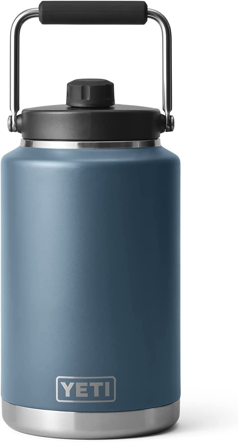 YETI Rambler Gallon Jug. Vacuum Insulated. Stainless Steel with MagCap. Nordic Blue