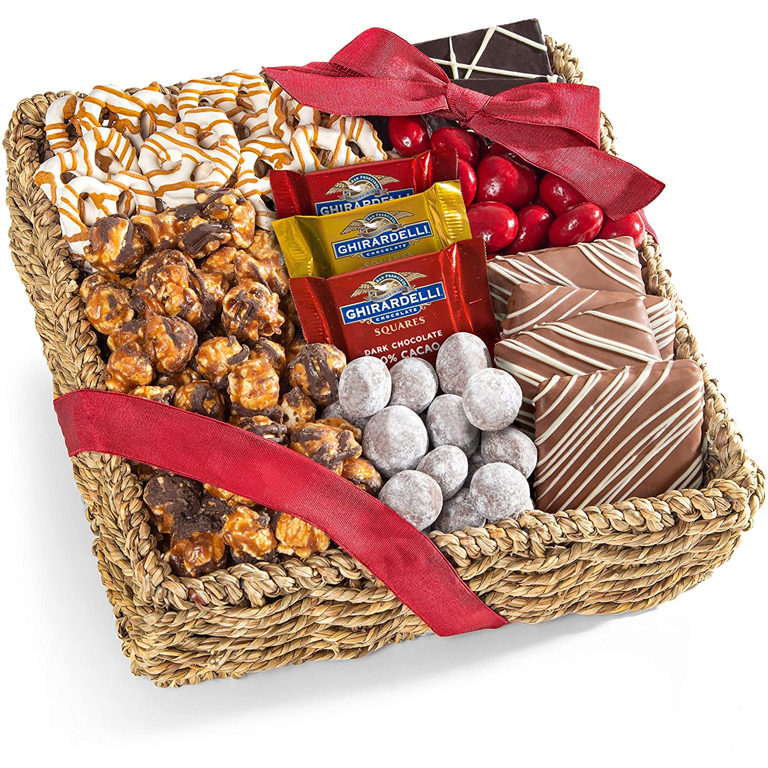 A Gift Inside Chocolate. Nuts and Crunch Gift Basket