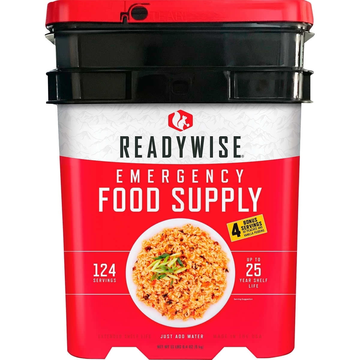 Readywise Emergency Food Supply. 124 servings + 4 Bonus Servings