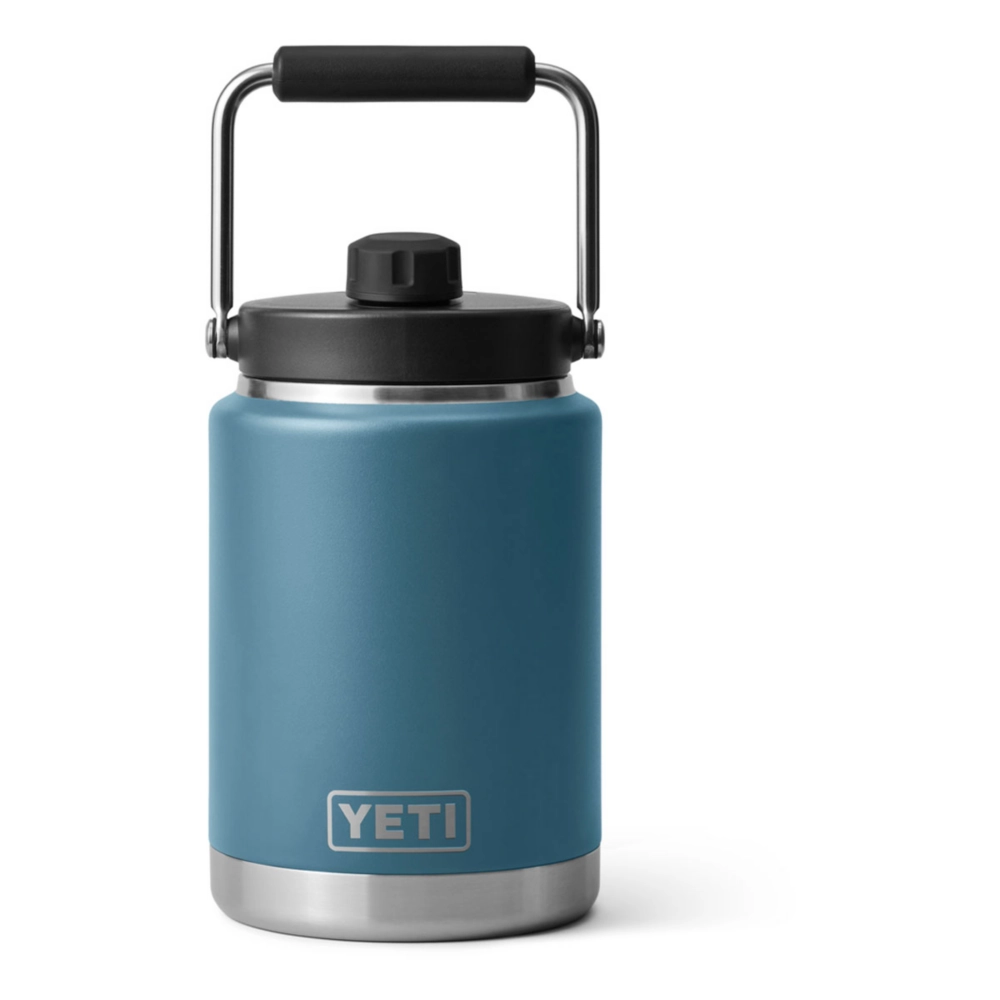 YETI Rambler Half Gallon Jug. Vacuum Insulated. Stainless Steel with MagCap. Nordic Blue