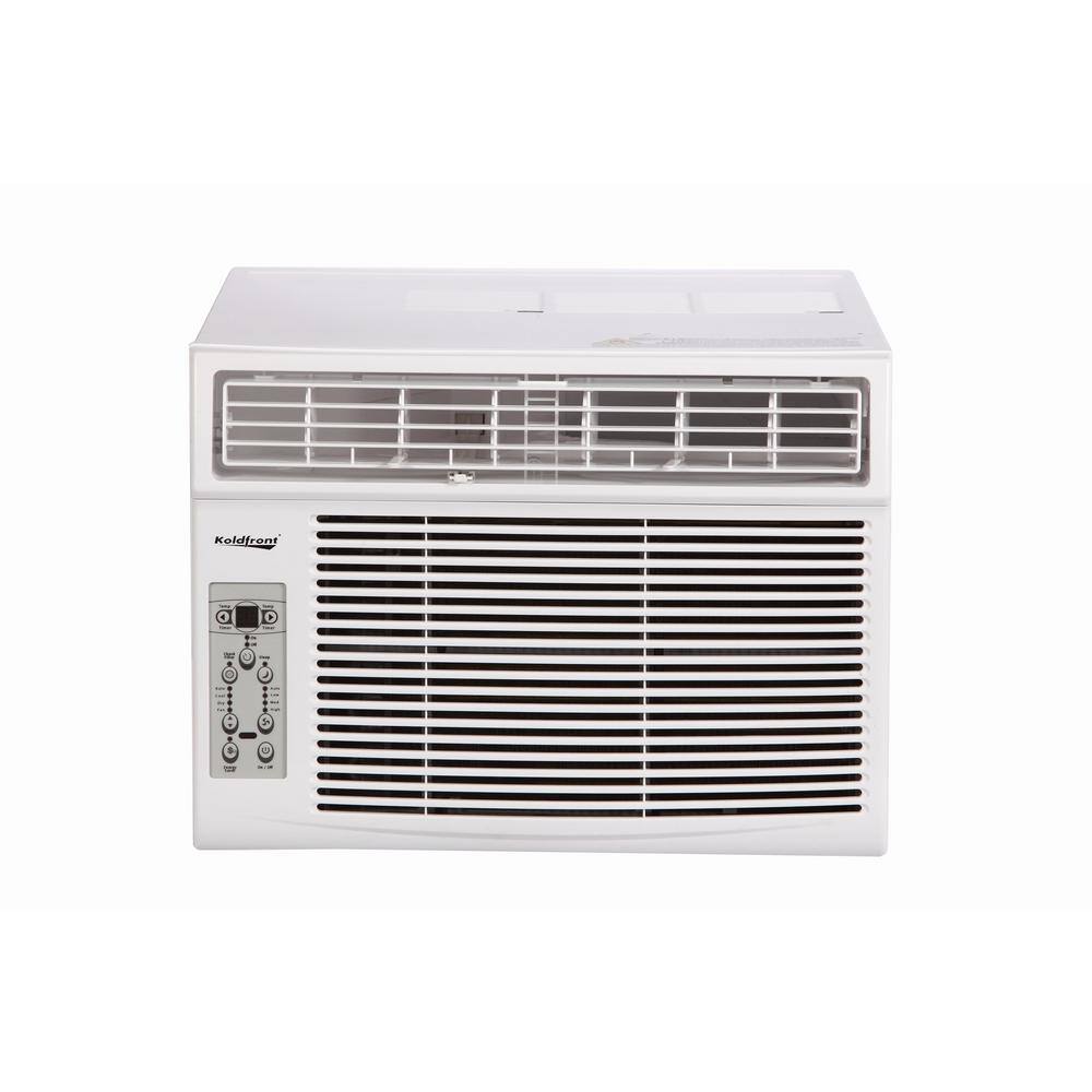Koldfront WAC12003WCO 12.000 BTU 115-Volt Window Air Conditioner with Dehumidifier and Remote Control in White