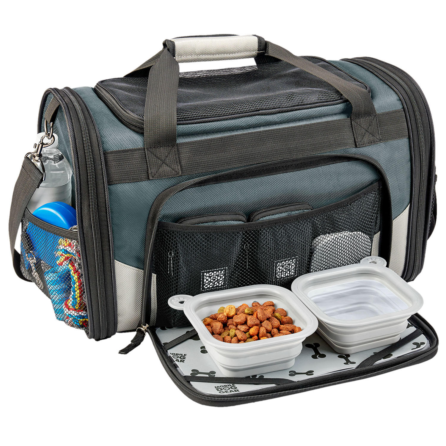 Mobile Dog Gear Pet Carrier Plus. Small (Gray)