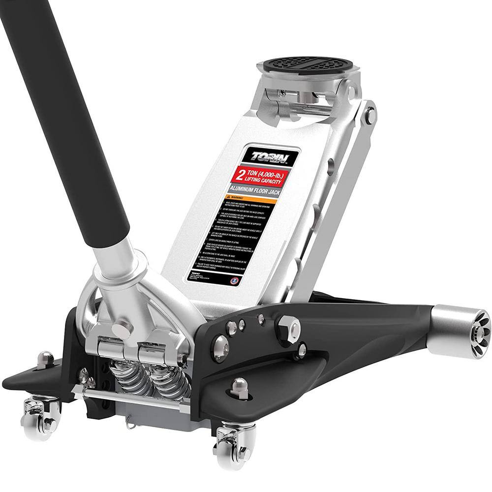 Torin TAM820010L 2-Ton Low-Profile Aluminum Floor Jack with Dual Piston Speedy Lift