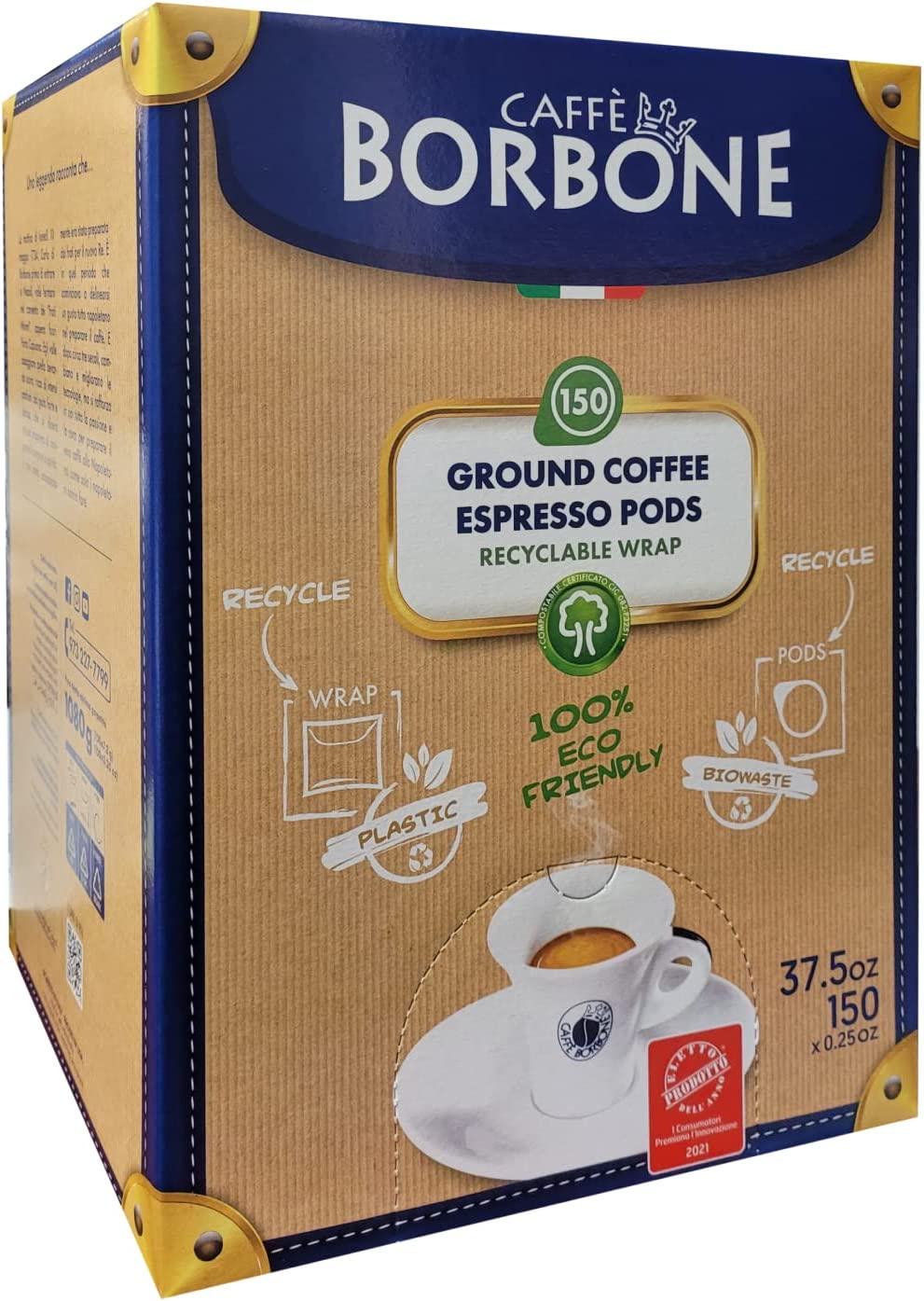 Caffe Borbone ESE Coffee Pods. Miscela Rossa (150 Pods)
