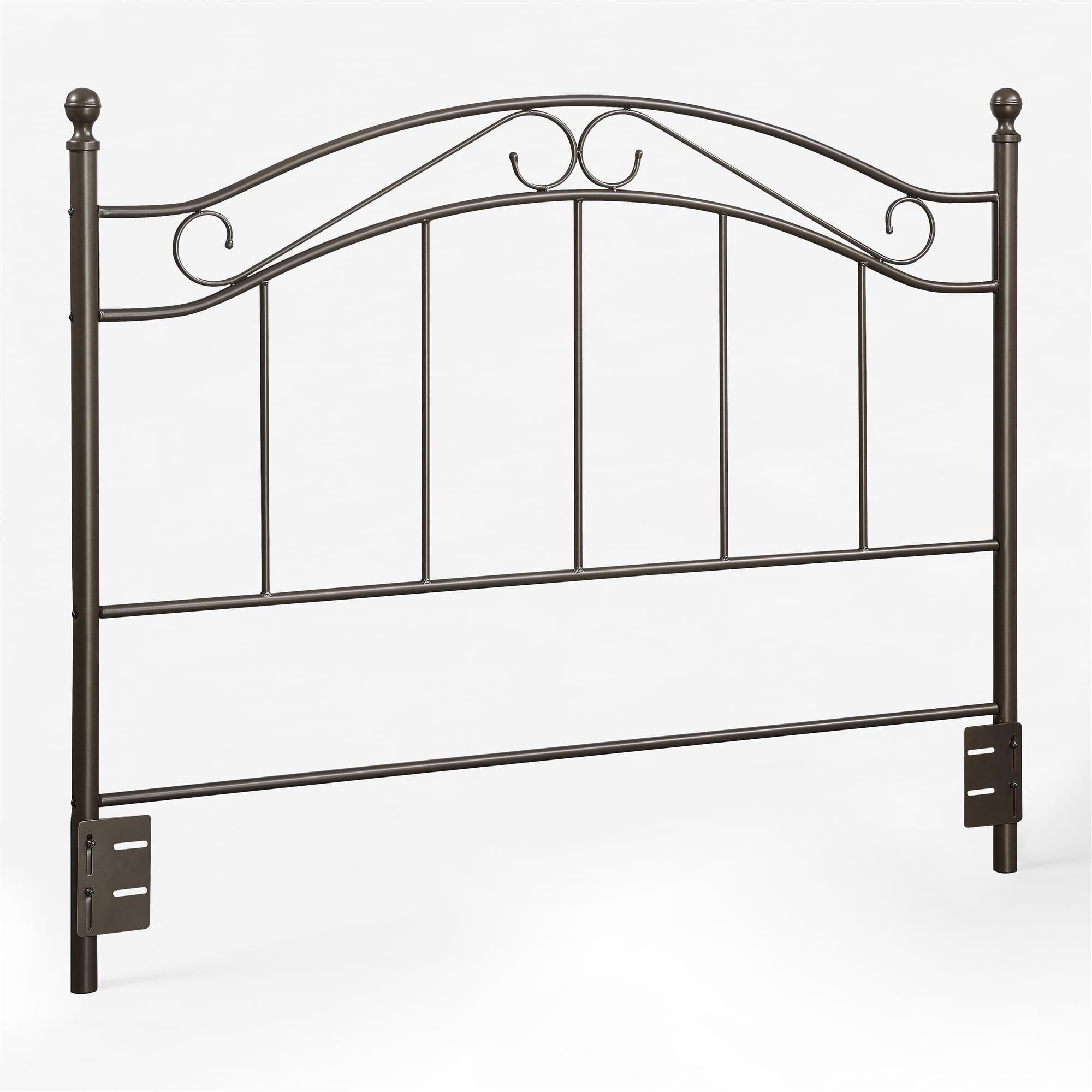 Mainstays Elegant Adaptable Full and Queen Metal Headboard. Bronze