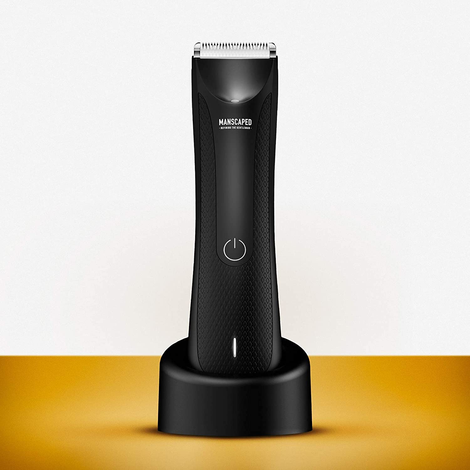 MANSCAPED™ Electric Groin Hair Trimmer. The Lawn Mower™ 3.0. Replaceable Ceramic Blade Heads. Waterproof Wet / Dry Clippers. Standing Recharge Dock. Ultimate Male Hygiene Razor