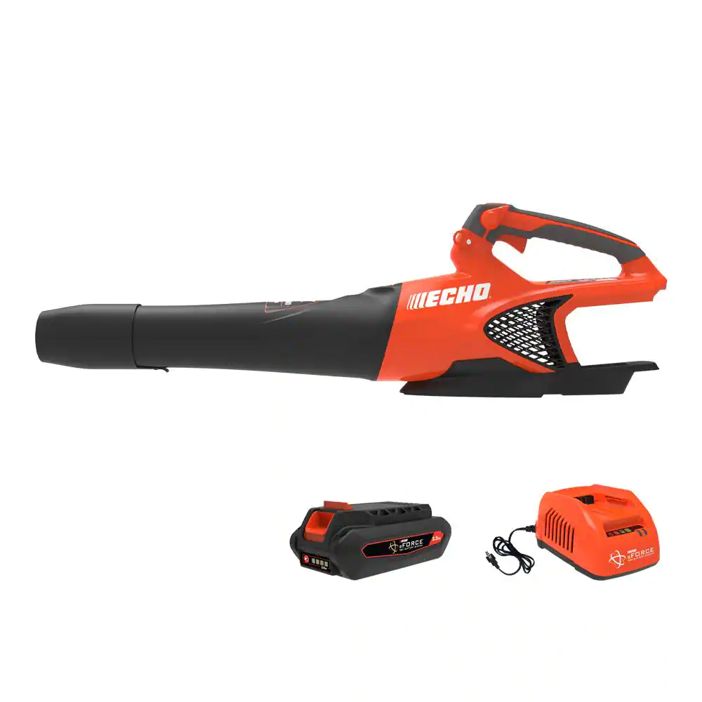 ECHO eFORCE 56V 151 MPH 526 CFM Cordless Battery Blower with 2.5Ah Battery and Charger