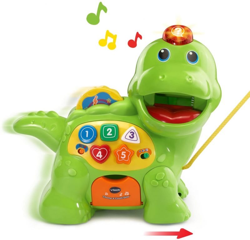 VTech Chomp and Count Dino Green