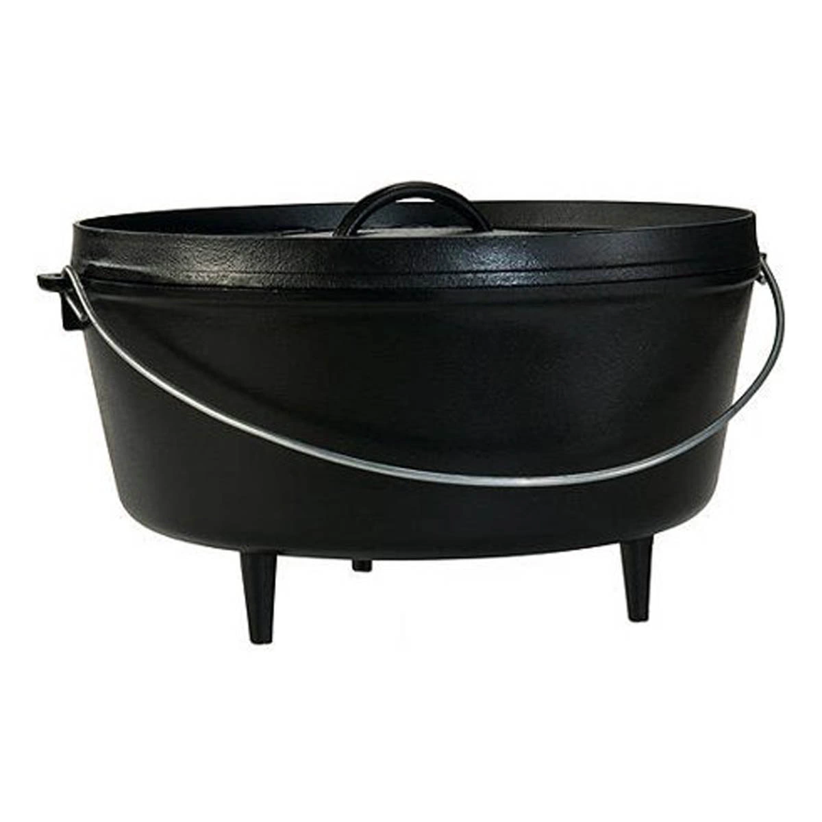 Lodge L14DCO3 Cast Iron Deep 10QT Dutch Oven