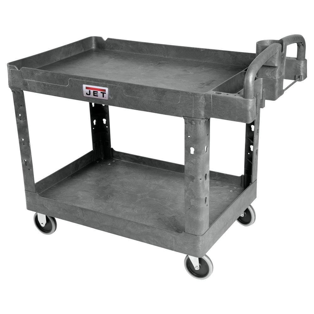 Jet 141016 500 lbs. 43 in. x 25 in.. Resin Utility Cart. PUC-43×25