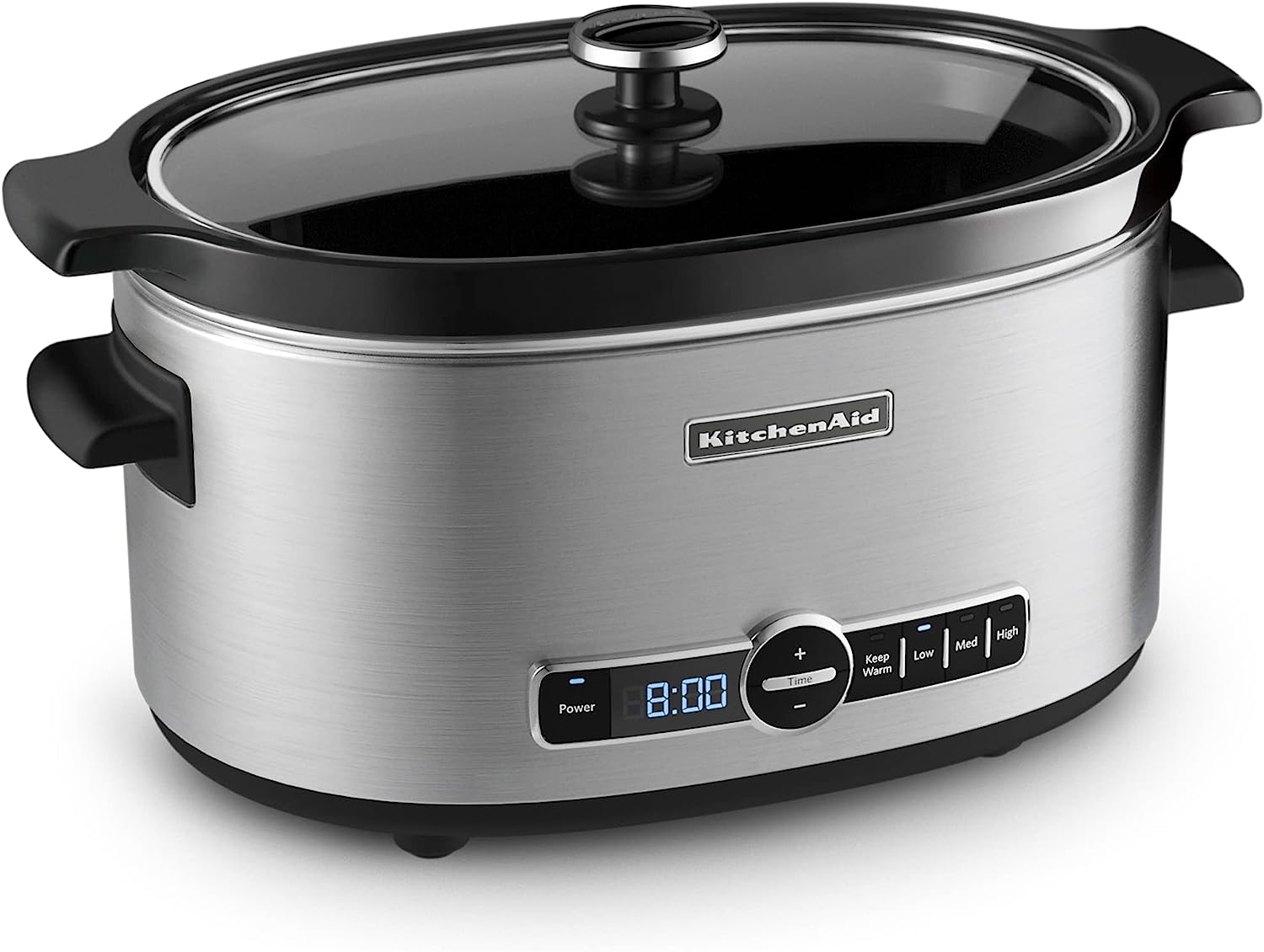 KitchenAid KSC6223SS 6-Qt. Slow Cooker with Standard Lid - Stainless Steel
