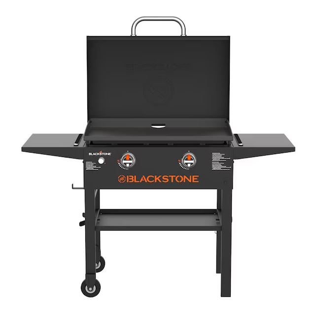 Blackstone 2147 28-in Original Griddle with Hood 2-Burner Liquid Propane Flat Top Grill